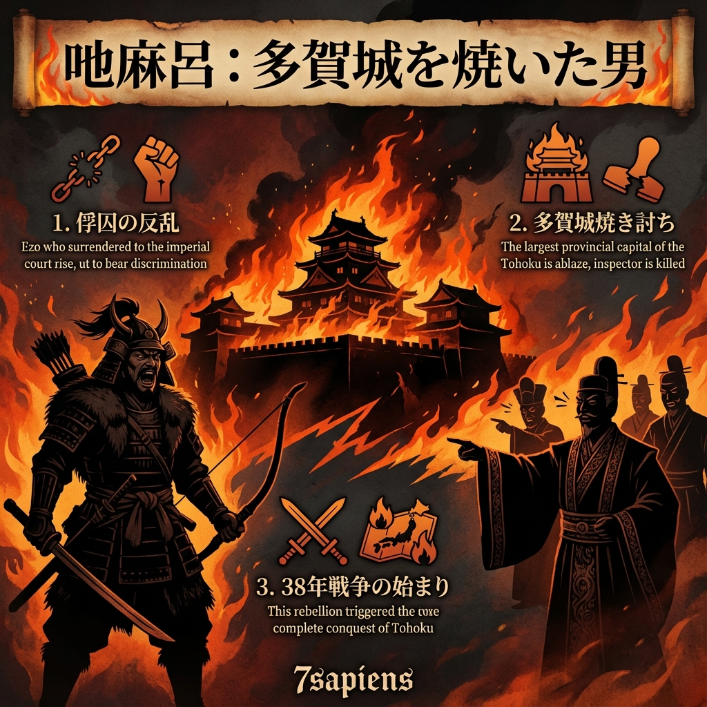 伊治公呰麻呂：宝亀の乱