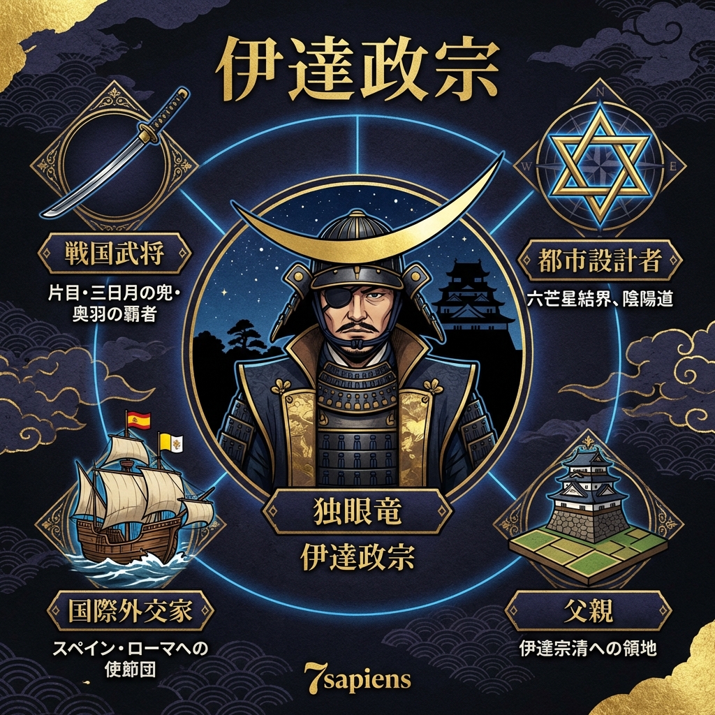 伊達政宗：独眼竜の4つの顔