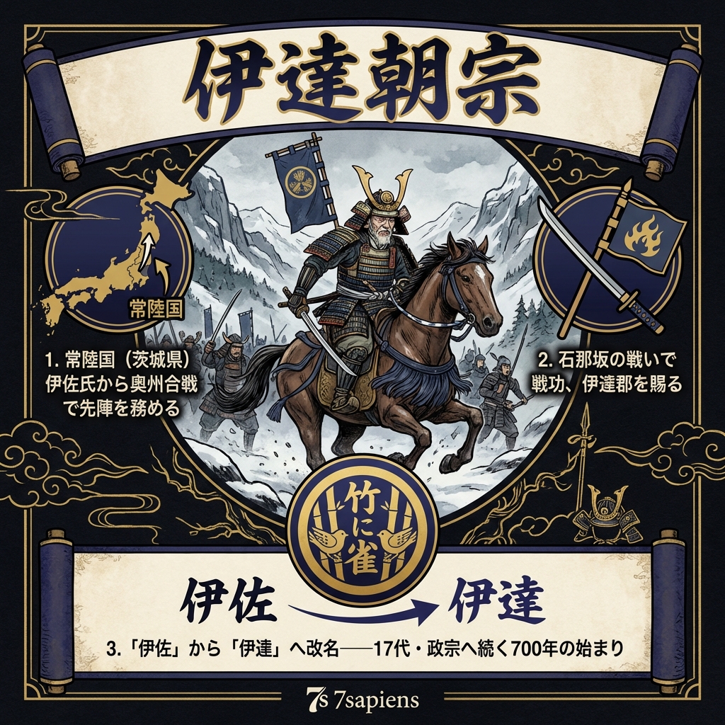 伊達朝宗：伊達家の始祖