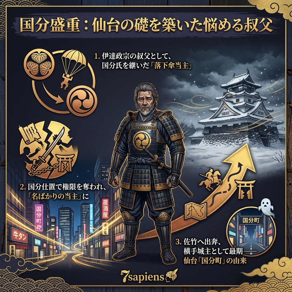 国分盛重：仙台の礎を築いた「悩める叔父」