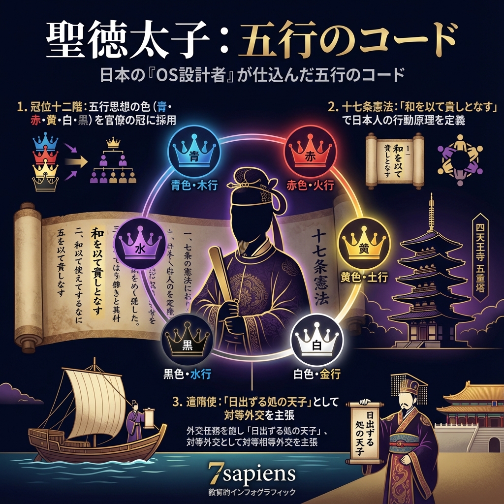 聖徳太子：五行のコード