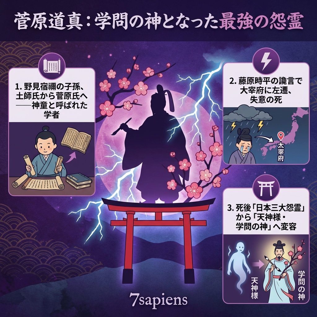 菅原道真：学問の神と怨霊