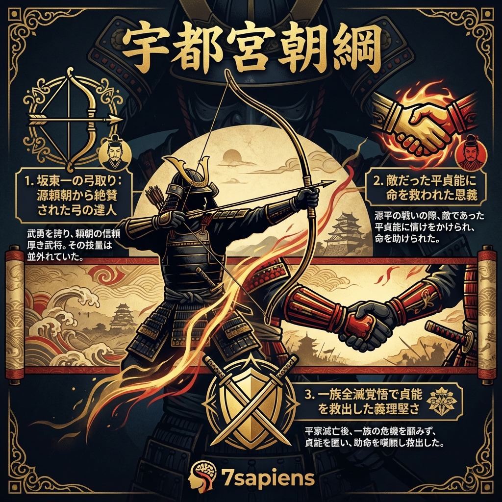 宇都宮朝綱：坂東一の弓取り