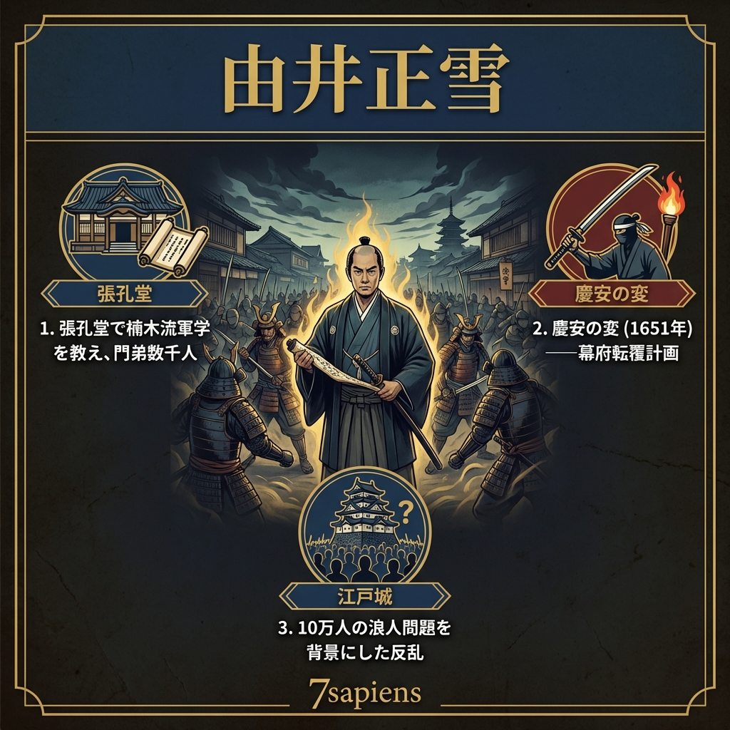 由井正雪:張孔堂の主